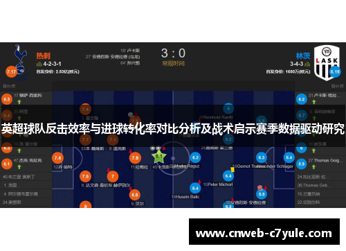 英超球队反击效率与进球转化率对比分析及战术启示赛季数据驱动研究